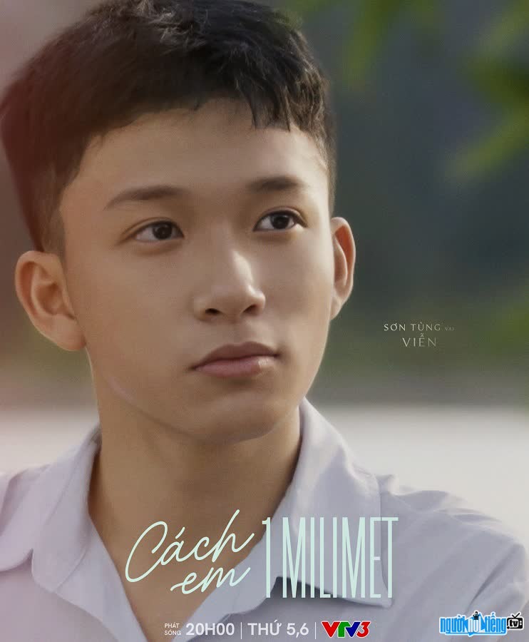 Diễn viên Nguyễn Sơn Tùng trong phim Cách em 1 milimet