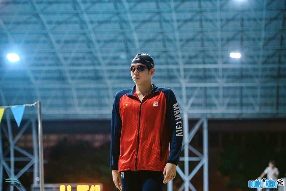 Hình ảnh Nguyễn Quang Thuấn trước giờ thi đấu