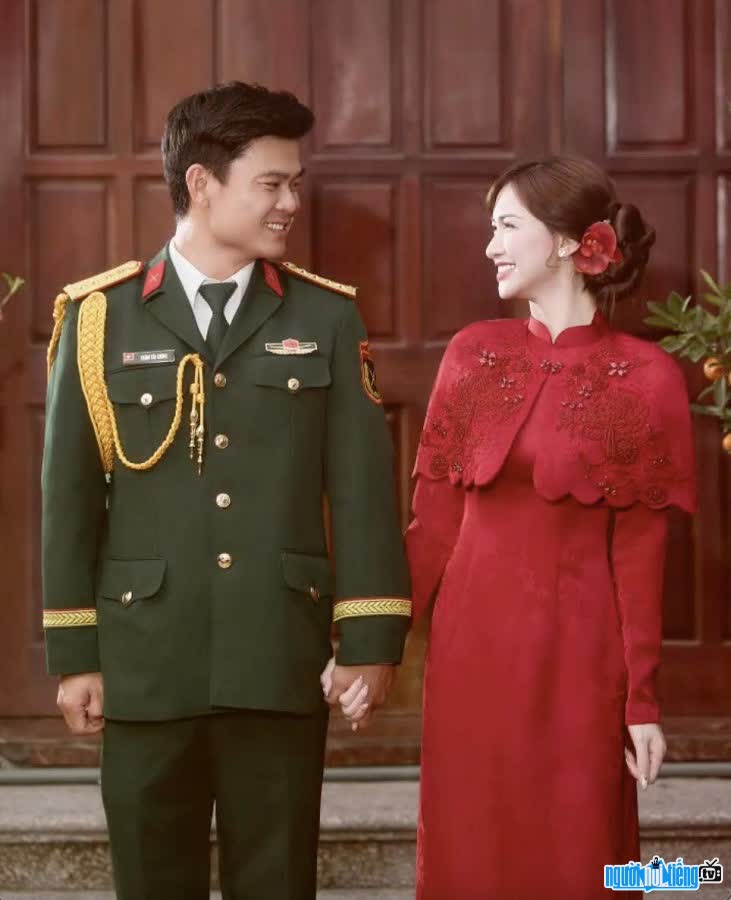 Quân nhân Thăng Văn Cương công khai chuyện tình cảm với ca sĩ Hòa Minzy