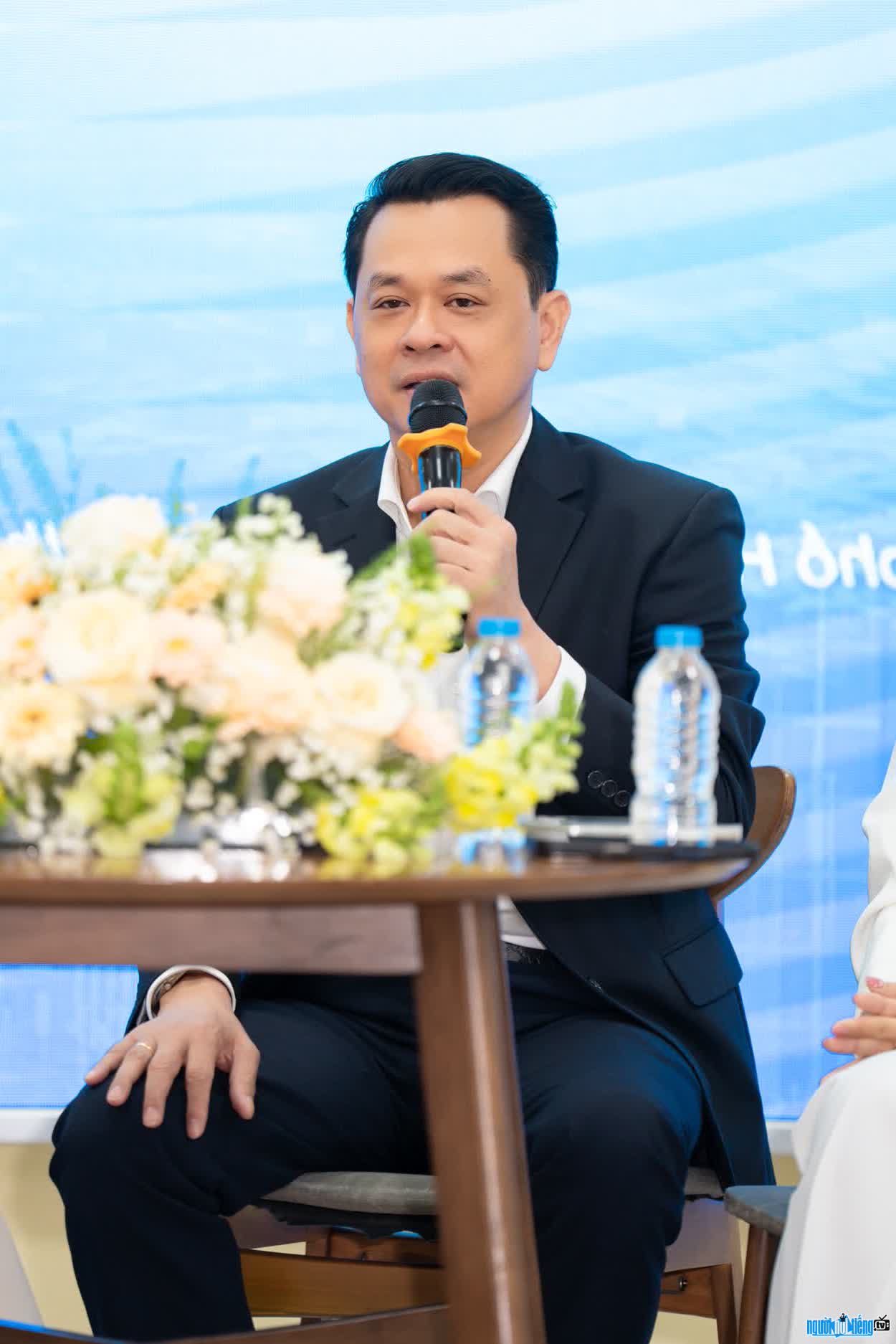 Hình ảnh doanh nhân Nguyễn Thanh Đảo thường xuyên xuất hiện tại các sự kiện