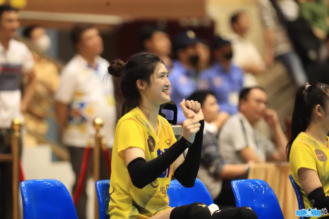 Hình ảnh Lưu Thị Huệ trên sân thi đấu